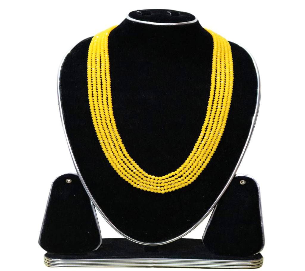 Artificial Yellow Stone Necklace 