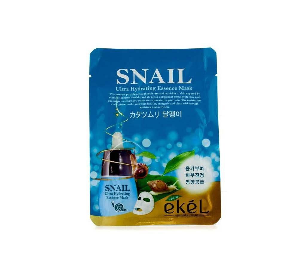 Ultra Hydrating Moisture Essence Mask Ekel Snail (25mlx5 Packs) Korea
