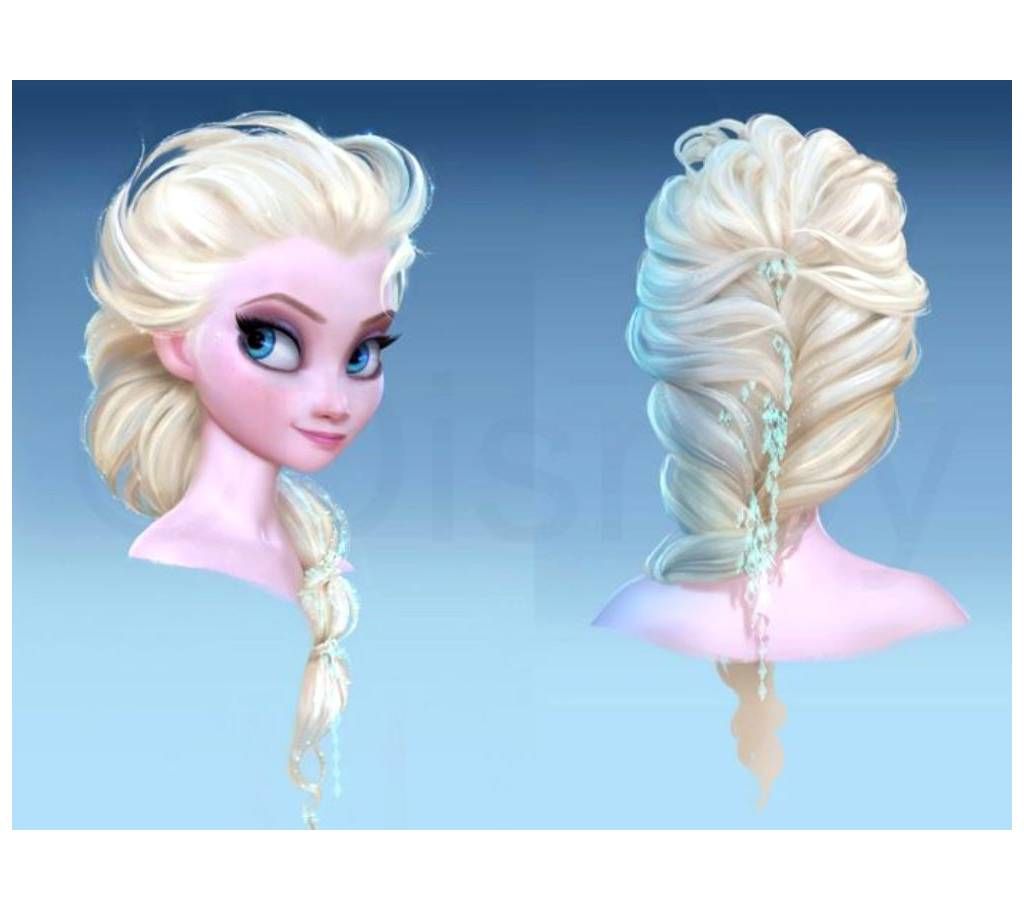 Elsa False Hair