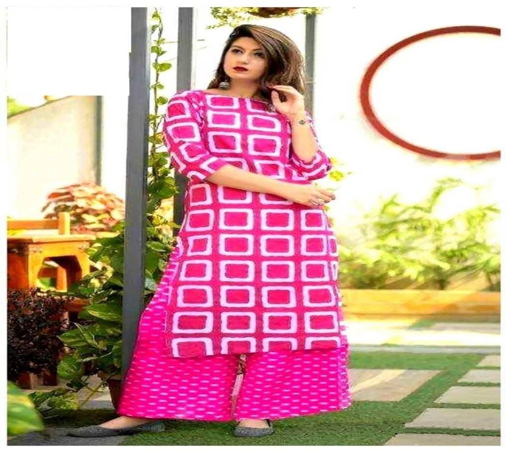 unstiched rajdhani voyal skin printed cotton salwar kameez seblock-907