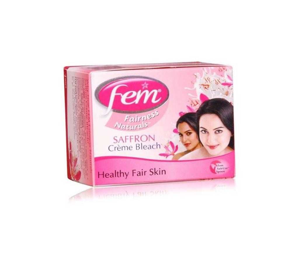 Fem Saffron Fairness Naturals Creme Bleach 24g - India	
