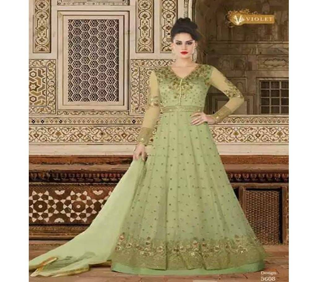 sami stitched Georgette Embroidery Gowan for Women