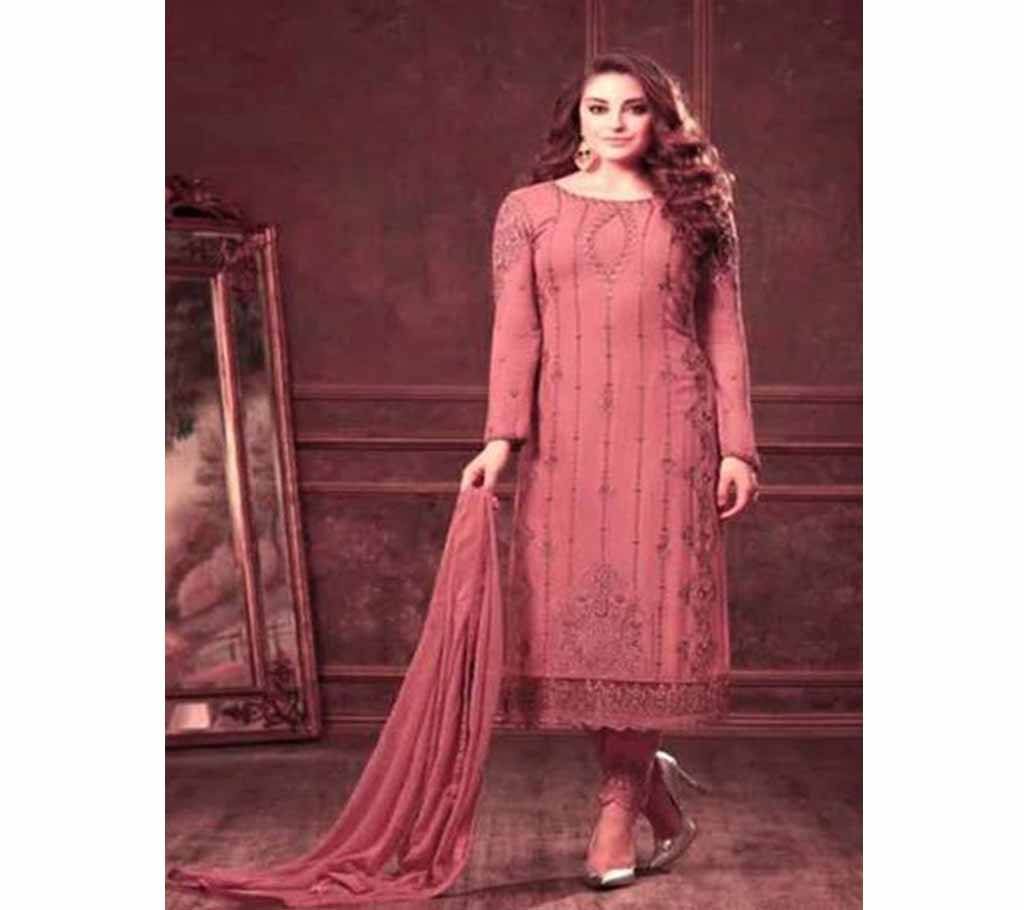 Unstitched Embroidery Georgette Salower Kamiz - RP 183