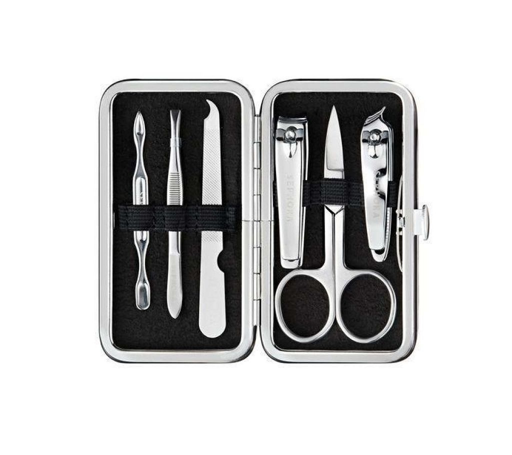Manicure Pedicure 6 PCs Set - Silver