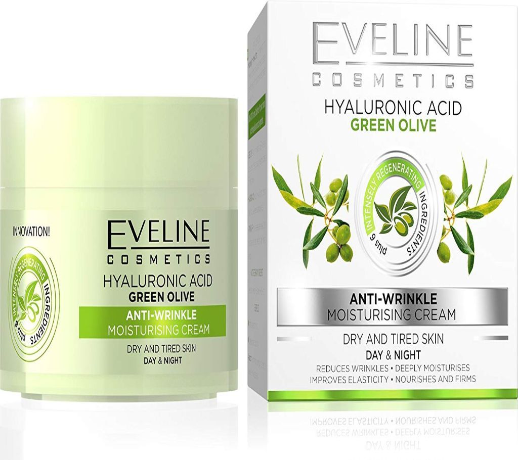 Hyaluronic Acid Green Olive Anti-Wrinkle Moisturizing Cream
