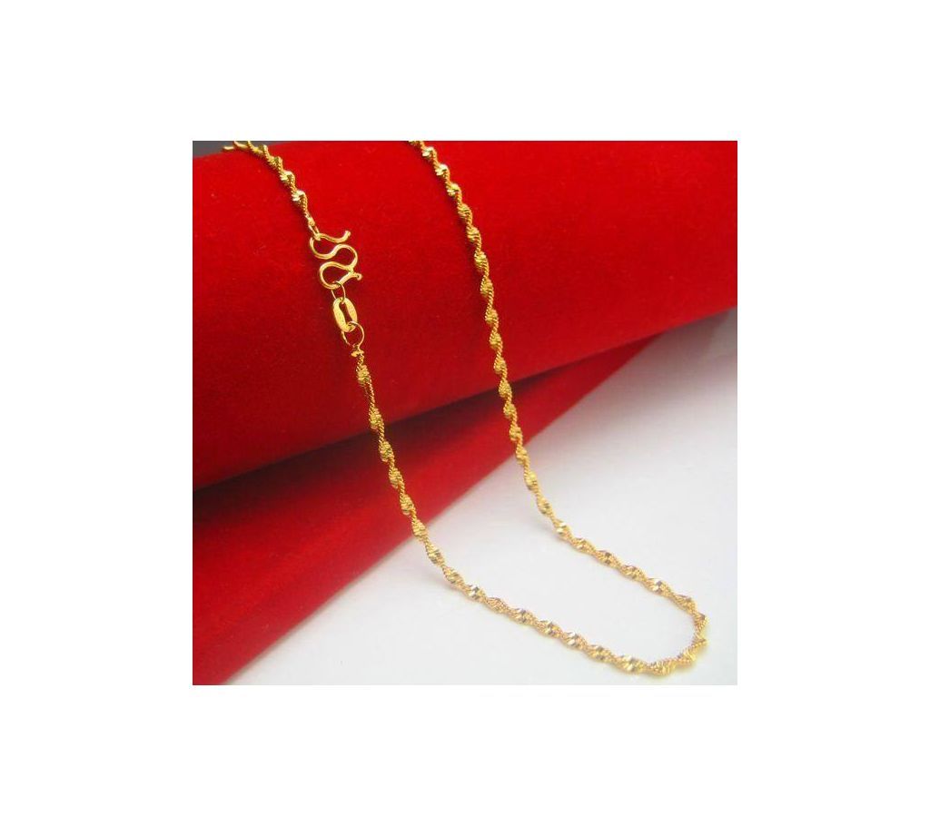 24-carat gold plated chain