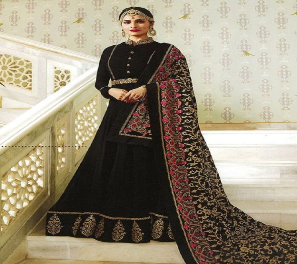 Georgette Unstitched Shalwar Kameez for Women
