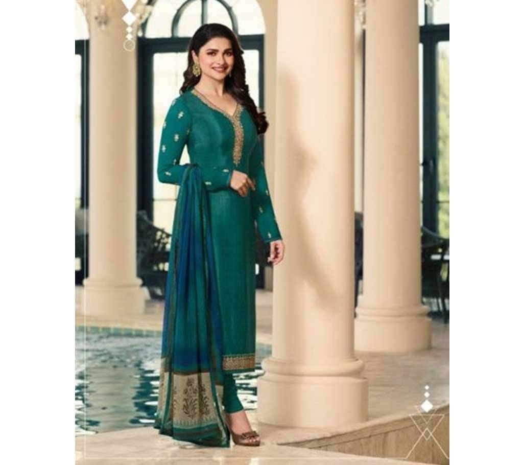 VINAY FASHION SILKINA VOL 24 SALWAR KAMEEZ Dupatta set (Dark Green) 