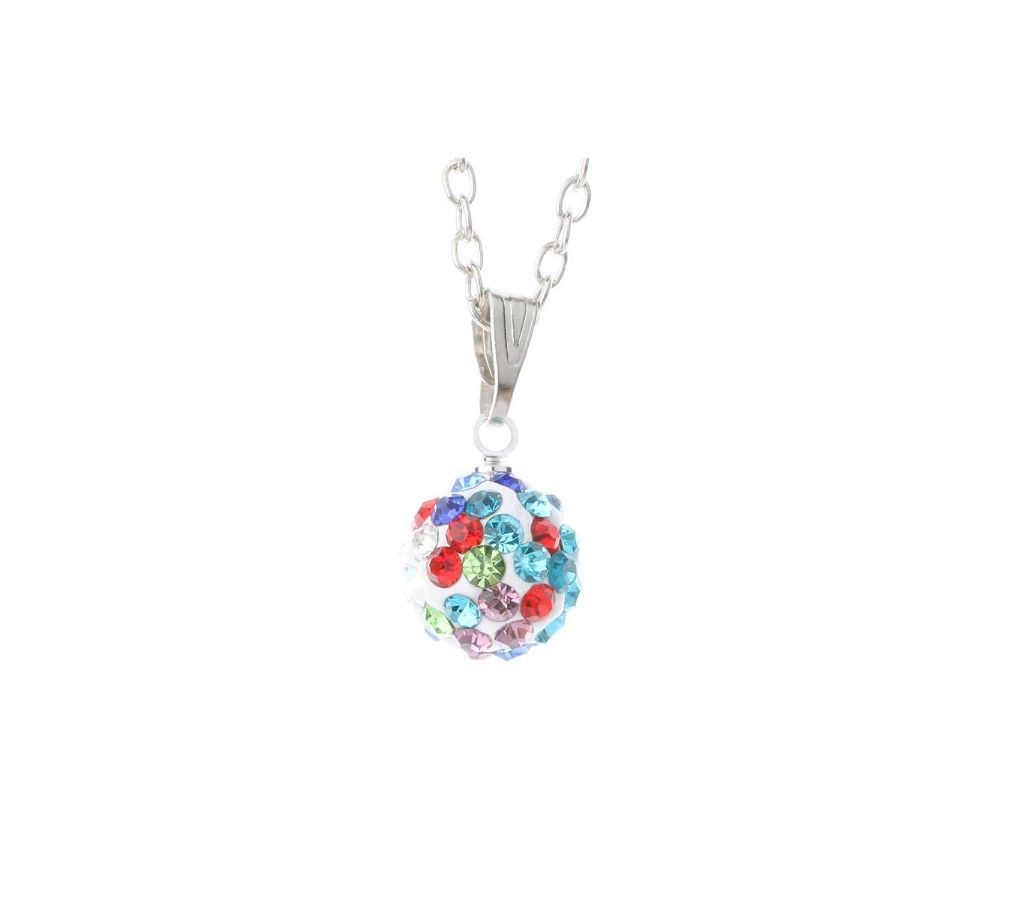 Jewelry Pendant Necklaces White New Necklaces Micro Pave Disco Ball Beads Necklaces