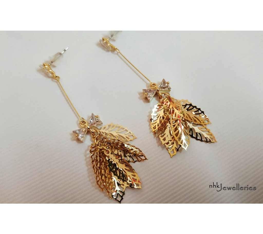 Golden Leaf Earring