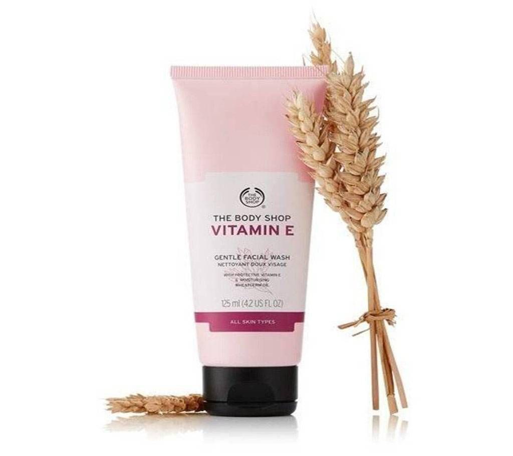 The Body Shop Vitamin E Gentle Facial Wash, 125 ml, UK