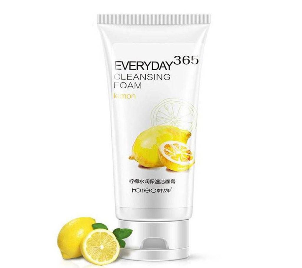 ROREC Everyday 365 Cleansing Foam Lemon Face Wash -120 g -Thailand