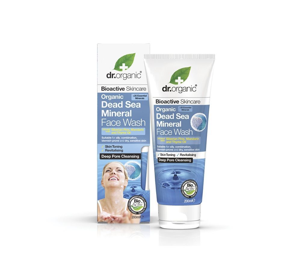 Dr. Organic Dead sea Mineral face wash