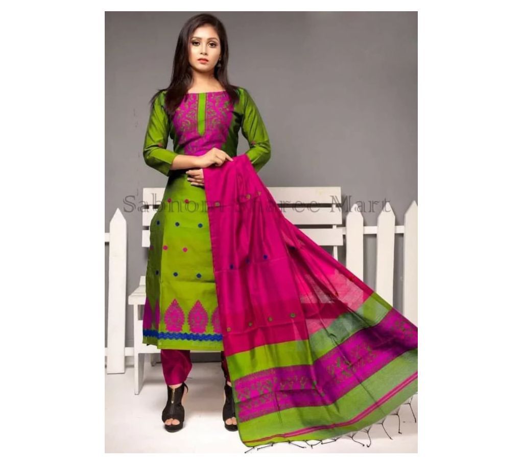 Block Print Cotton Four Piece 102