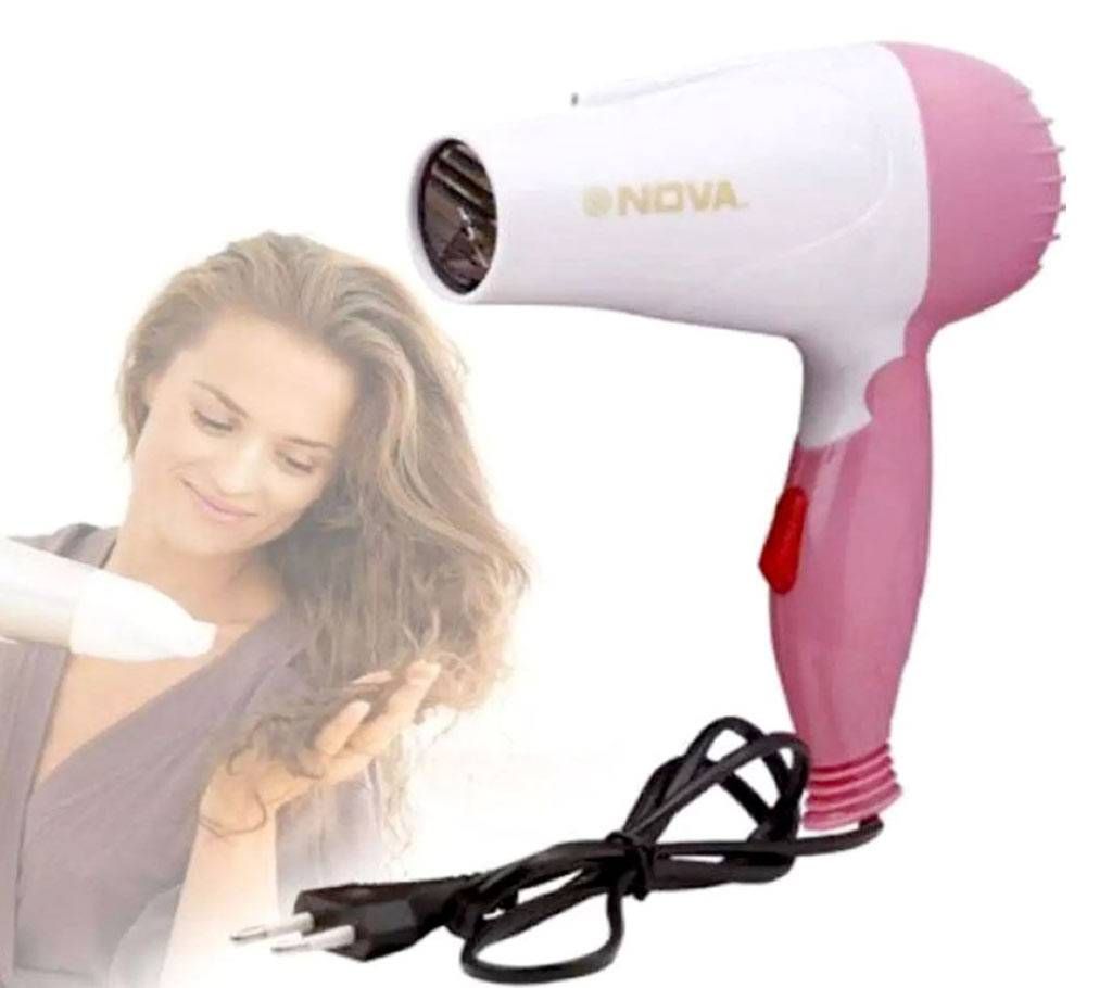 Nv-658 Folding Hair Dryers -Pink and White