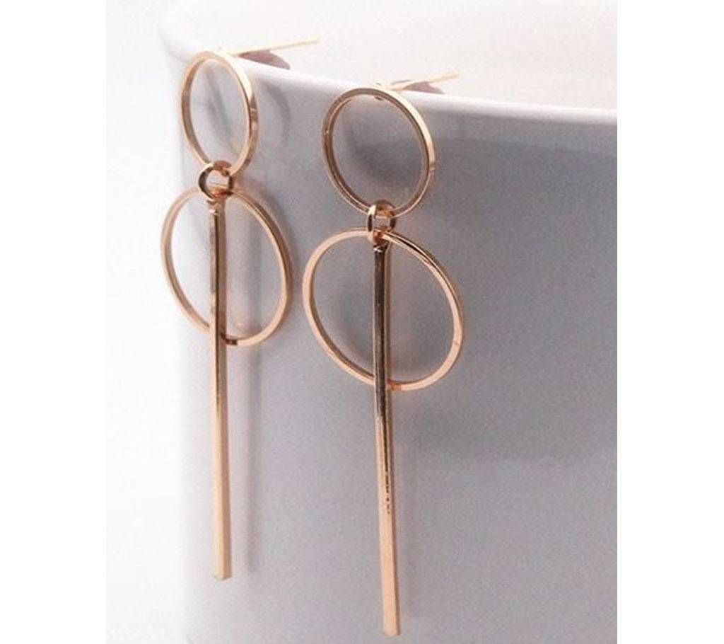 Long tassel circular Earrings