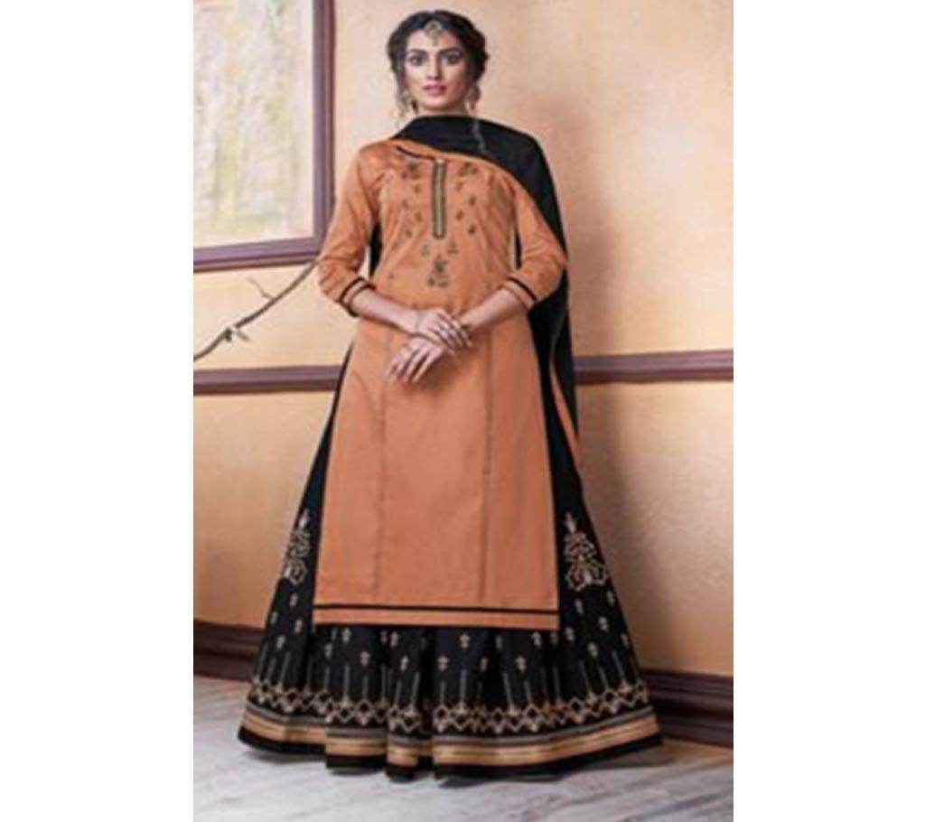 Kalarang Collection Unstitched Cotton 3Pcs- 1041
