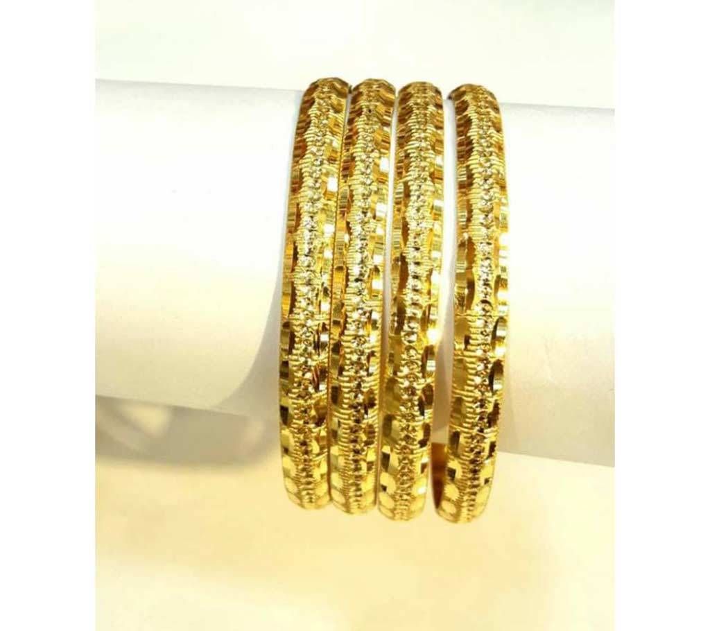 Gold Flat Bangles For Women 