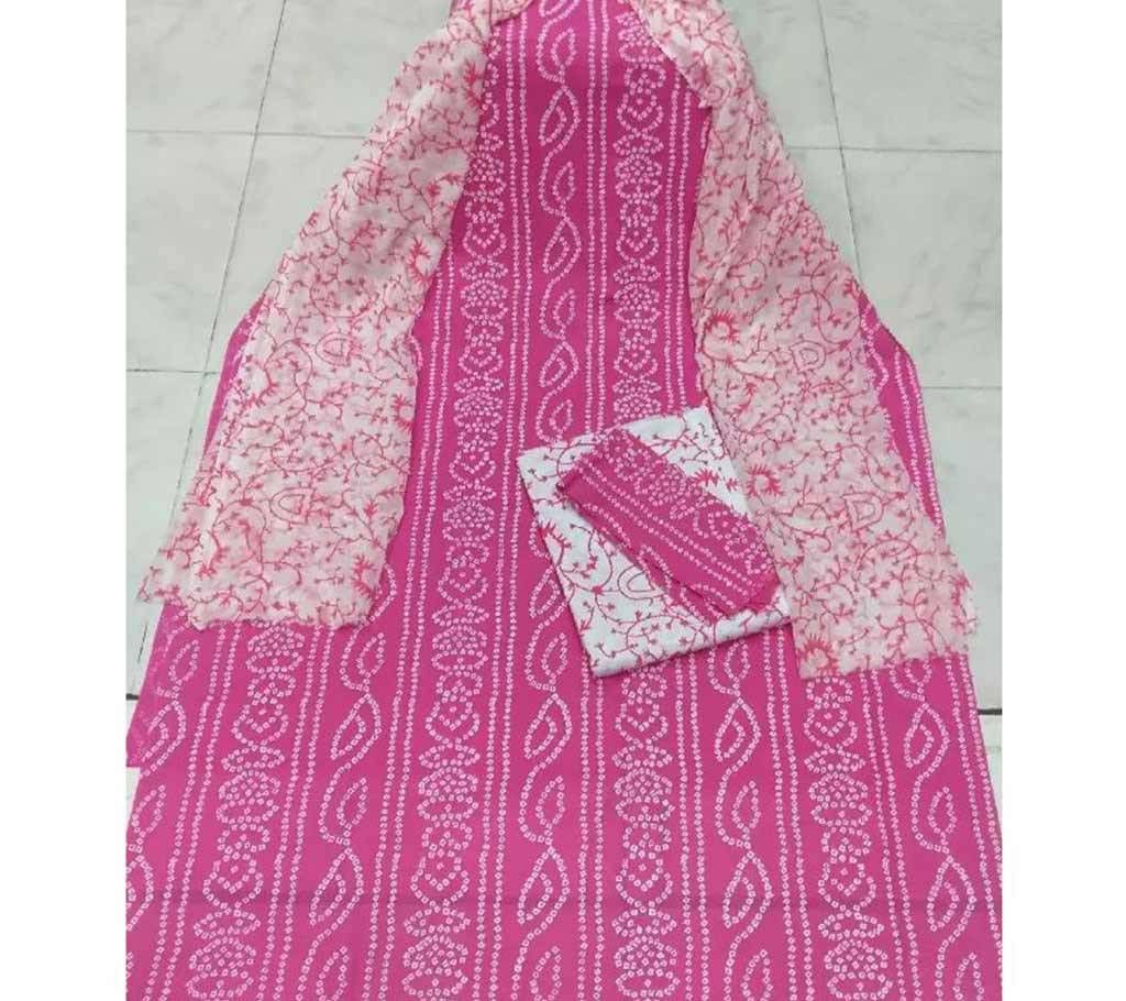 Unstitched Cotton 3Pcs T14