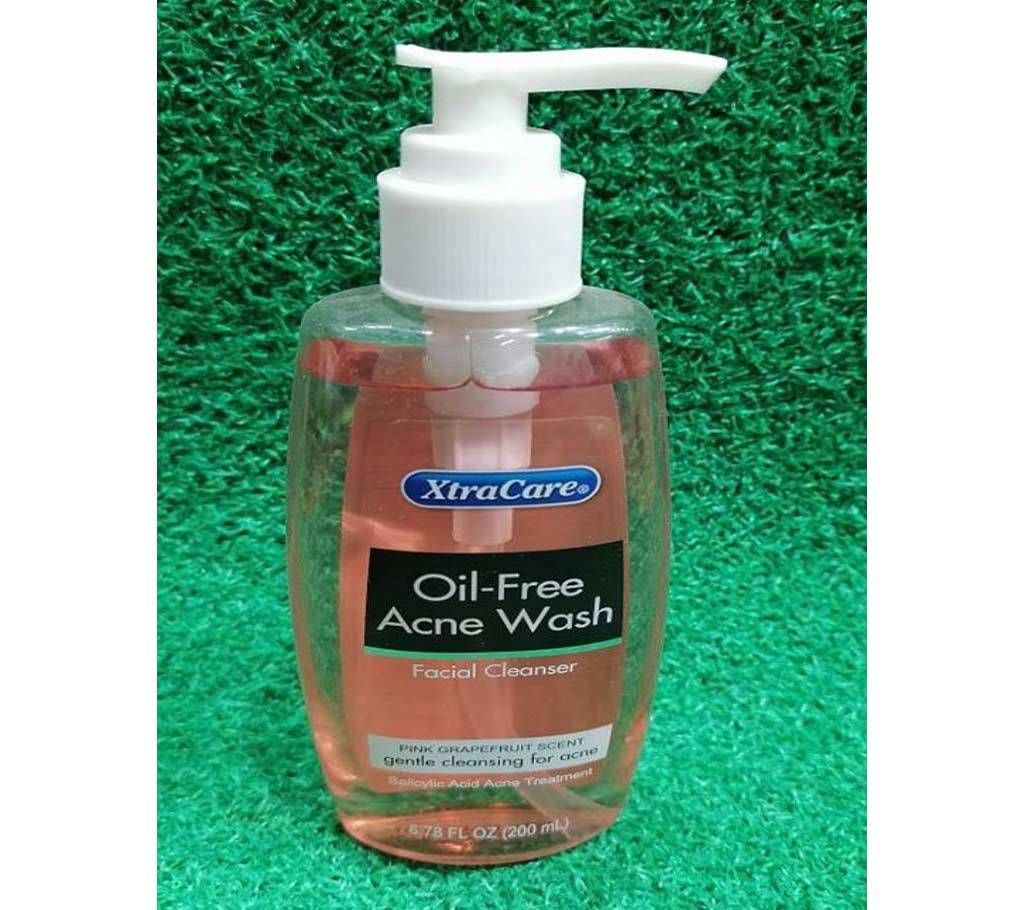 xtracare oil free acne wash - 200ml-USA