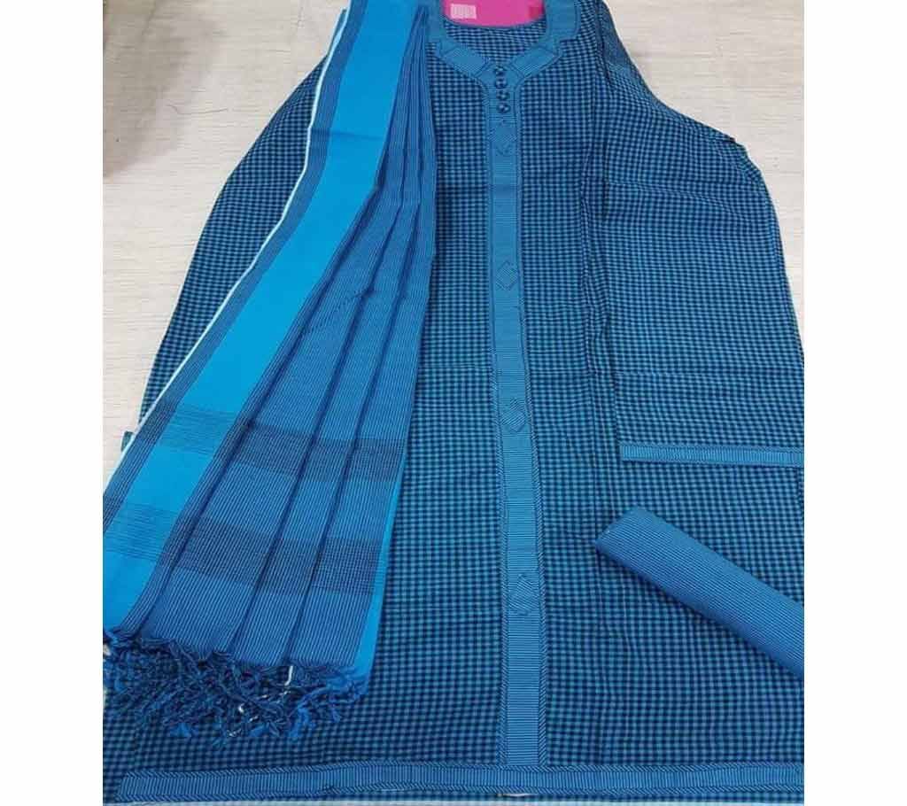 Jamdhani Cotton with Design Shalwer Kameez for Women-17