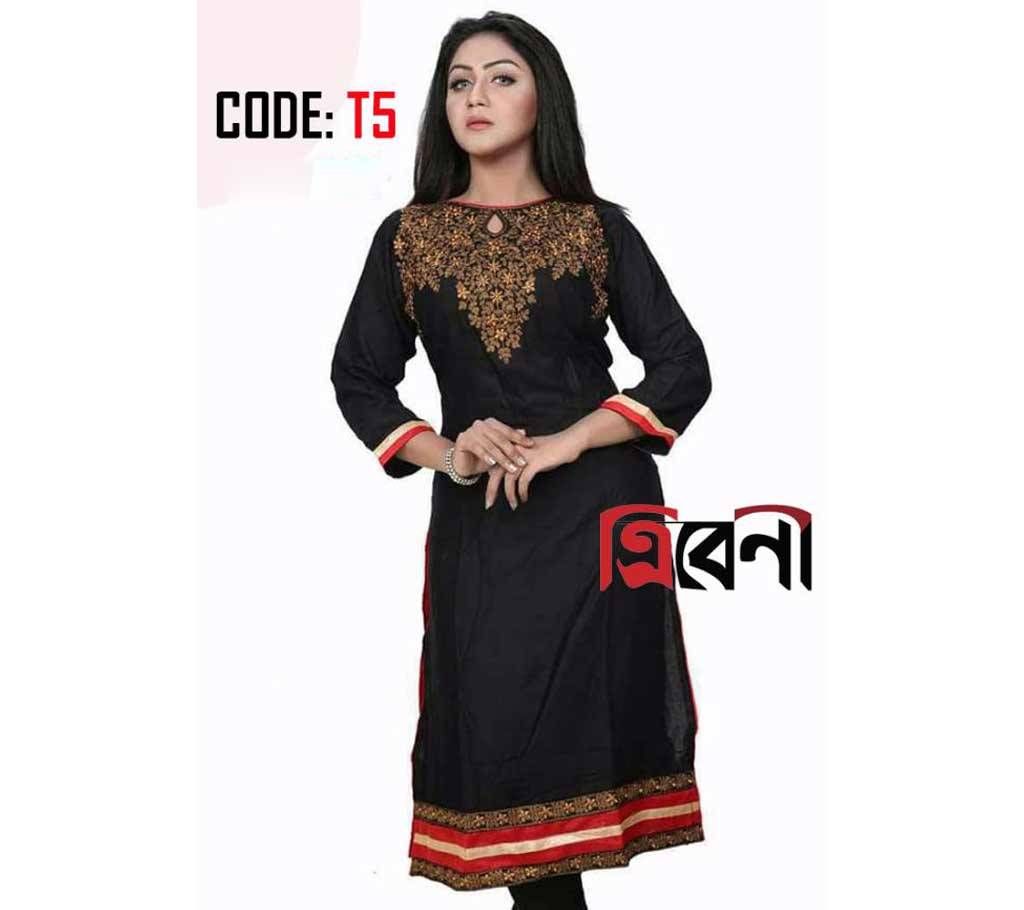 Embroidery linen single kameez