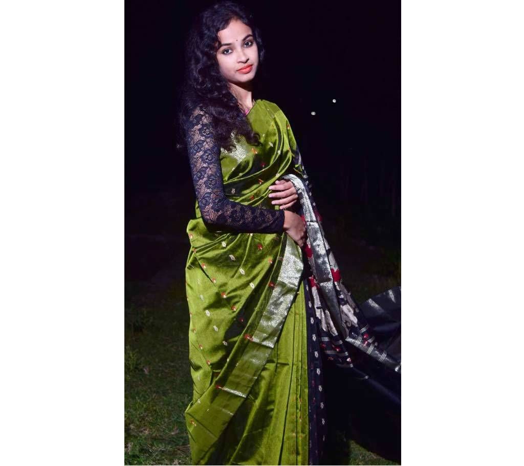 Ladies silk katan sharee