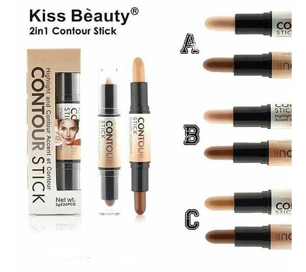 Kiss Beauty Contour Stick 2 In 1