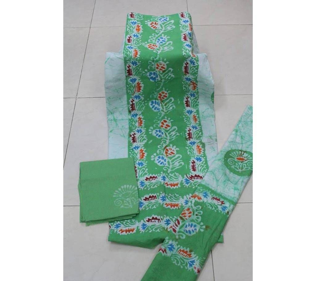 Unstitched Comilla Mom Batik three pc