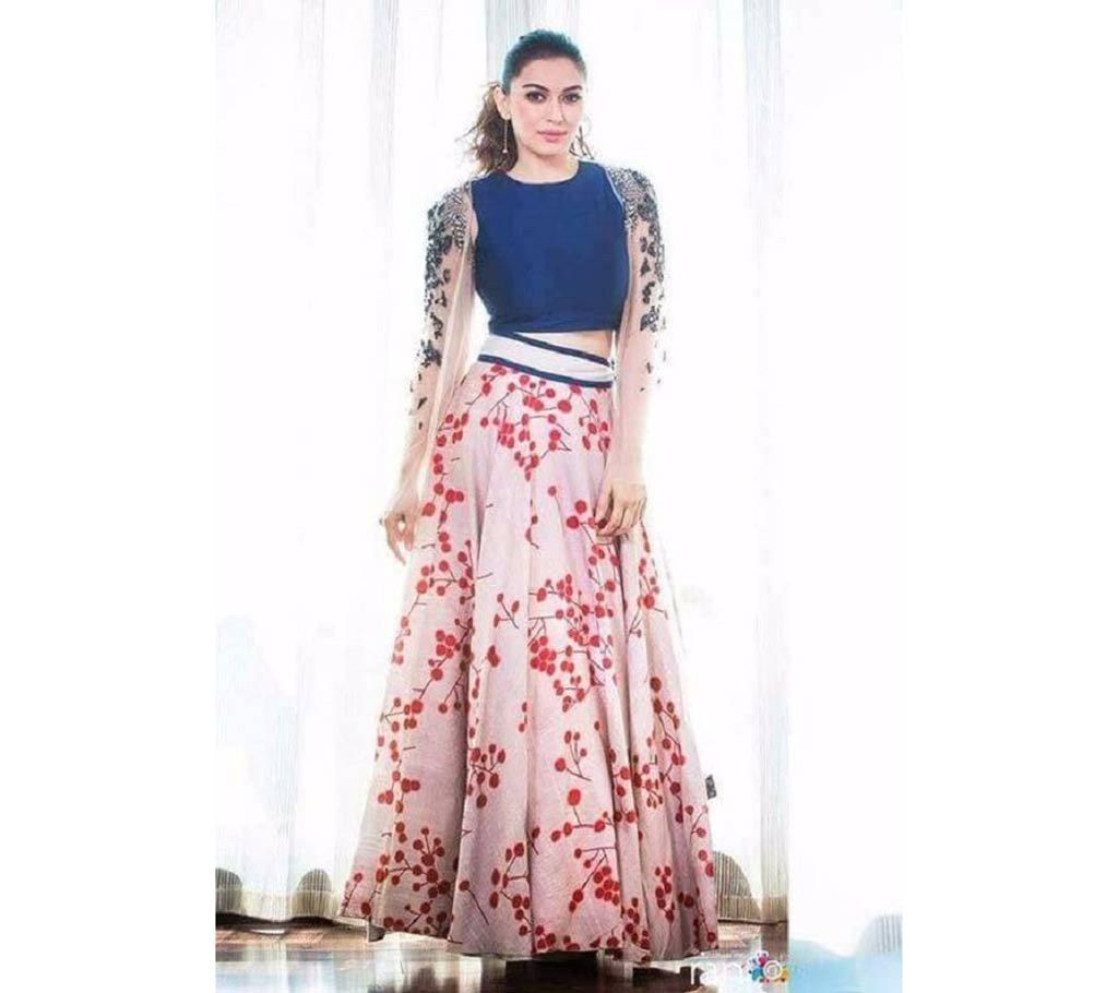 UNSTITCHED GEORGETTE LONG PARTY Dress(Copy)