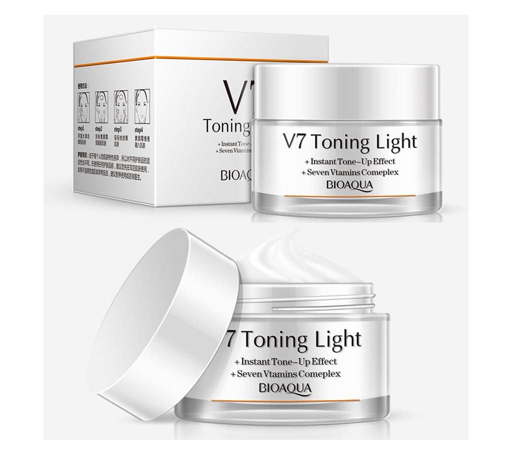 Bioaqua V7 Toning Light Cream 50gm Korea