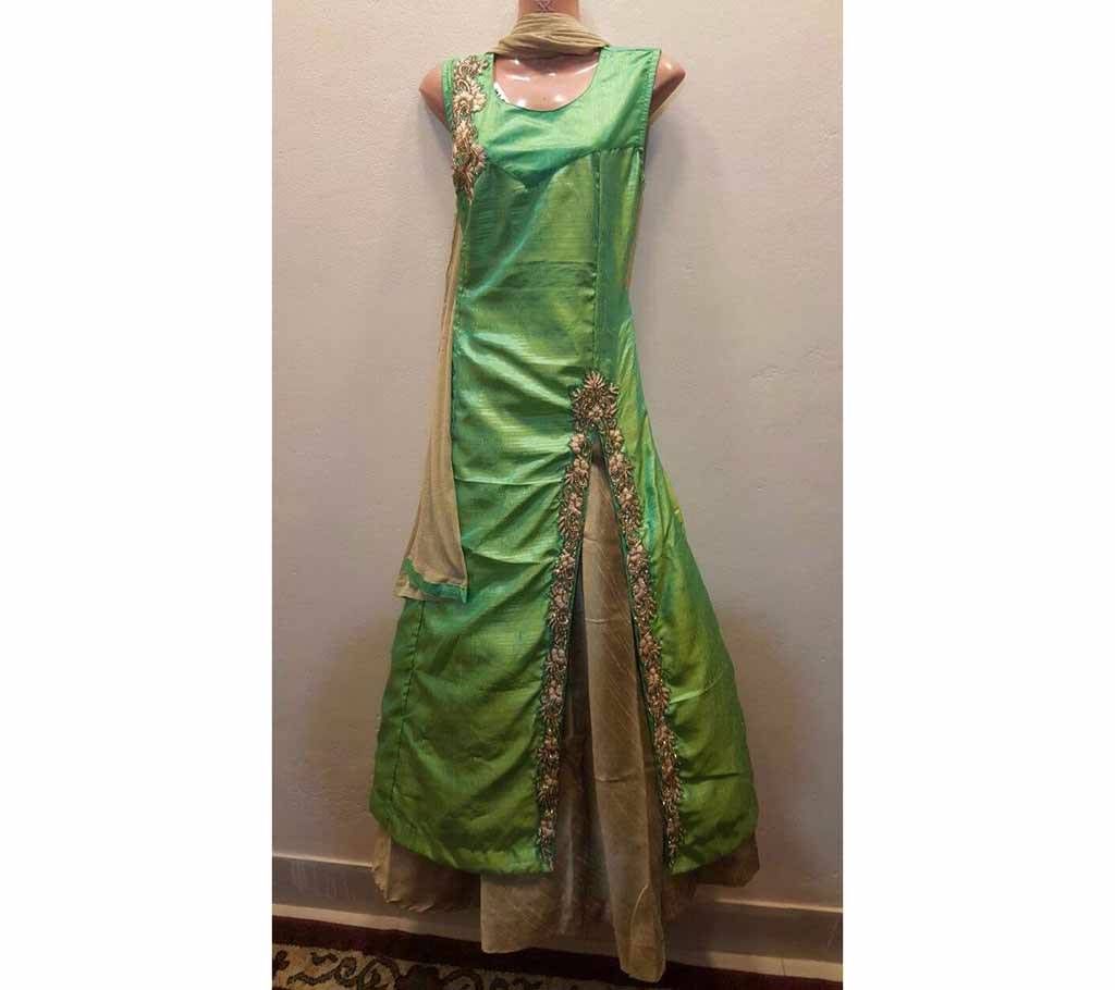 Indian Semi-stitched Three Pieces