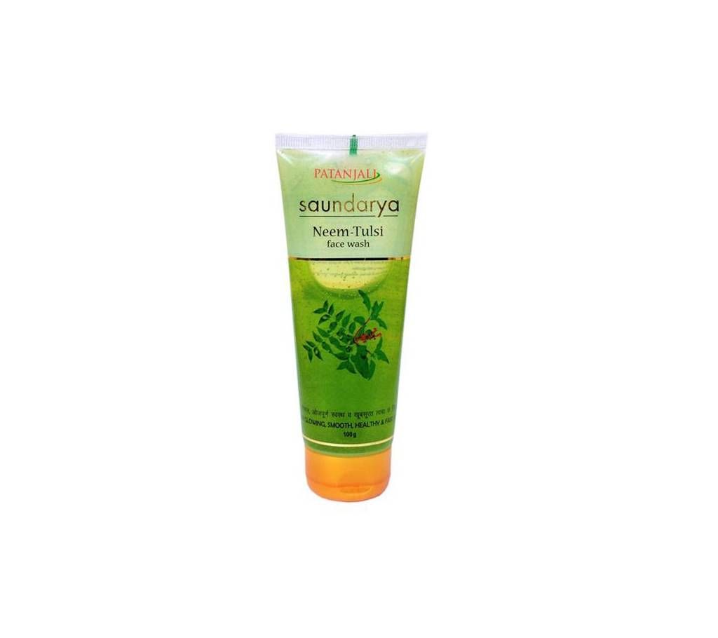 Patanjali Saundarya Neem-Tulsi Face Wash - 100gm