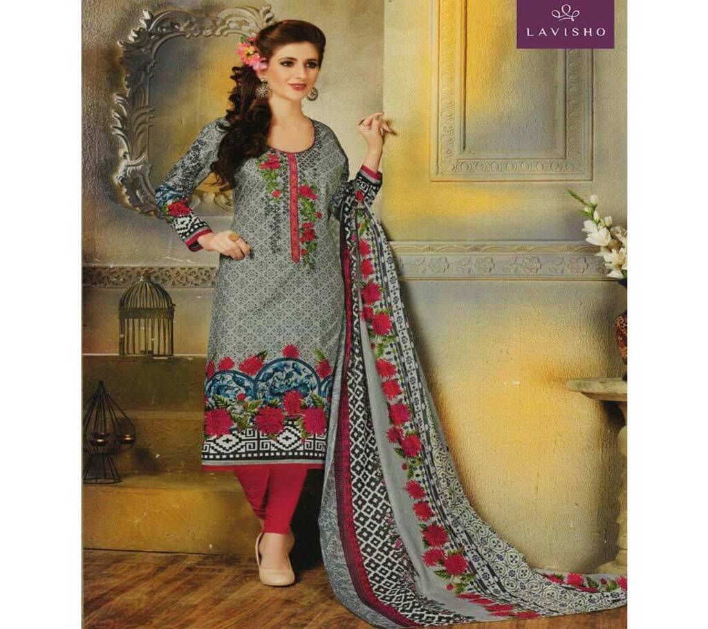 A L T Unstitched Three Piece 