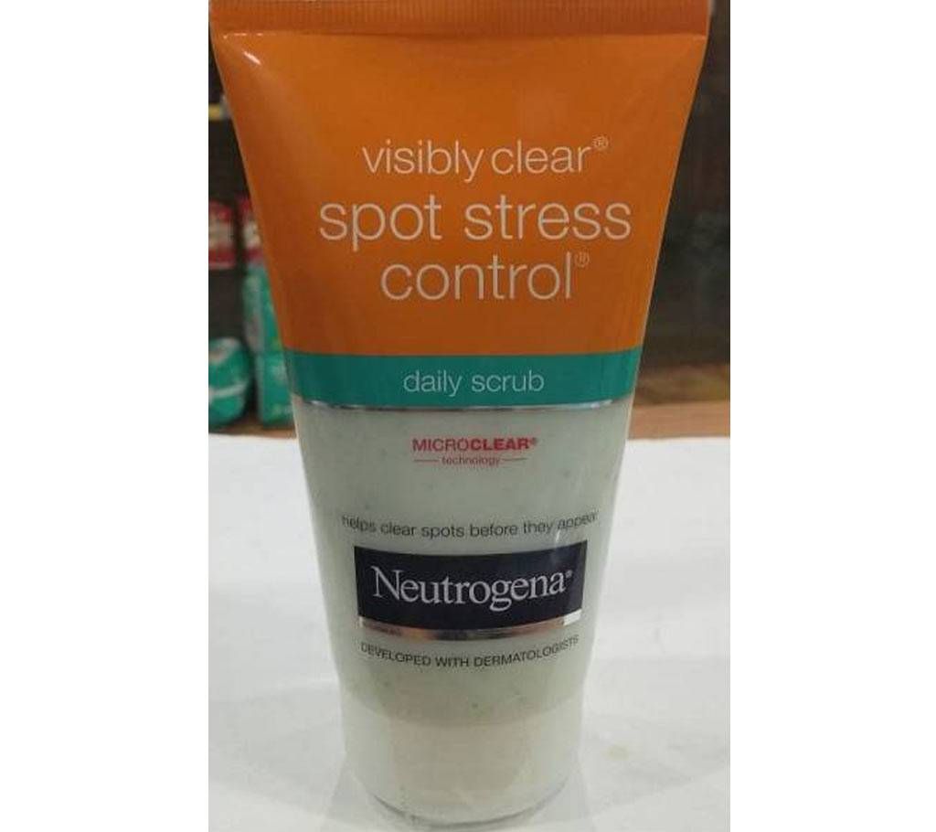 Neutrogena Visibly Clear spot stress control Daily Scrub 150ml - UK