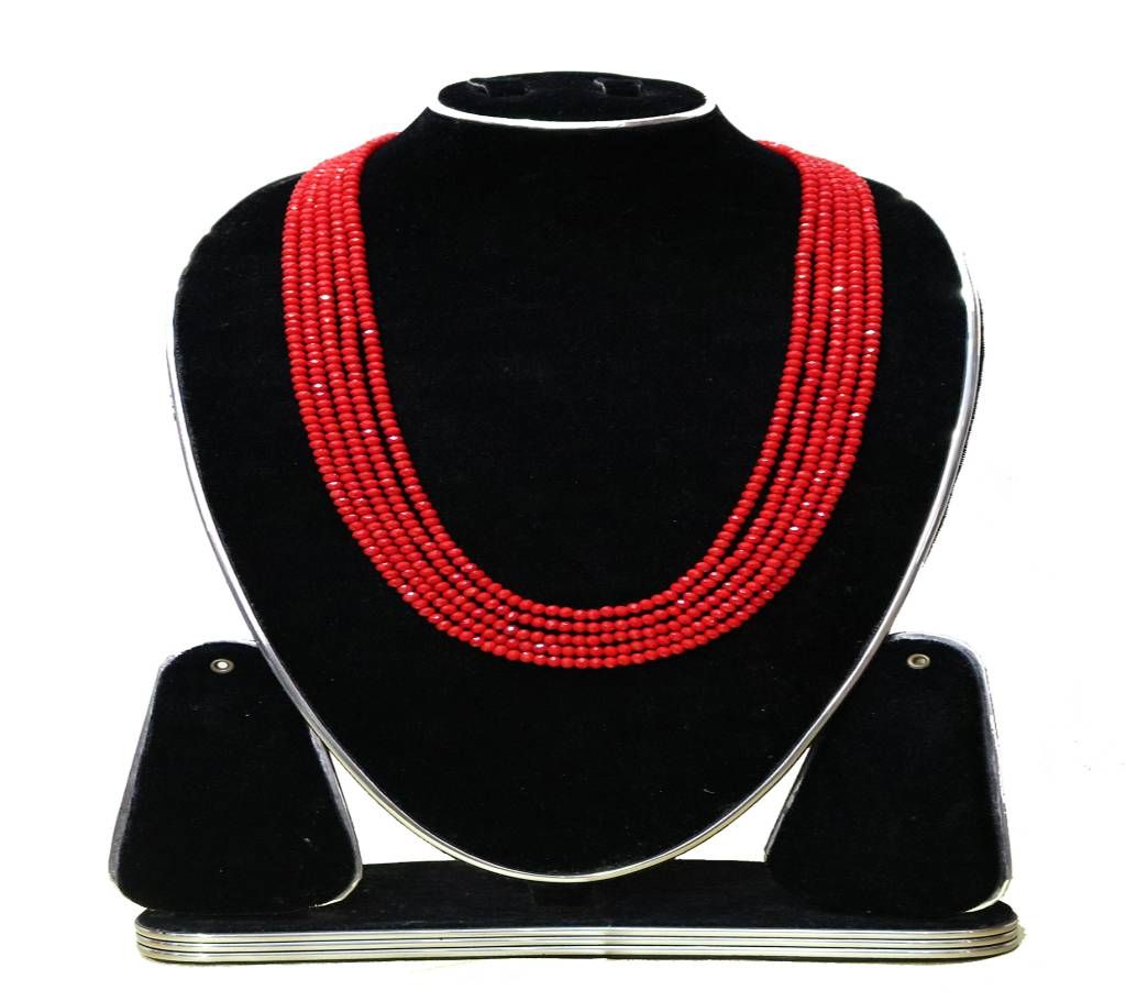 Artificial Red Stone Necklace 