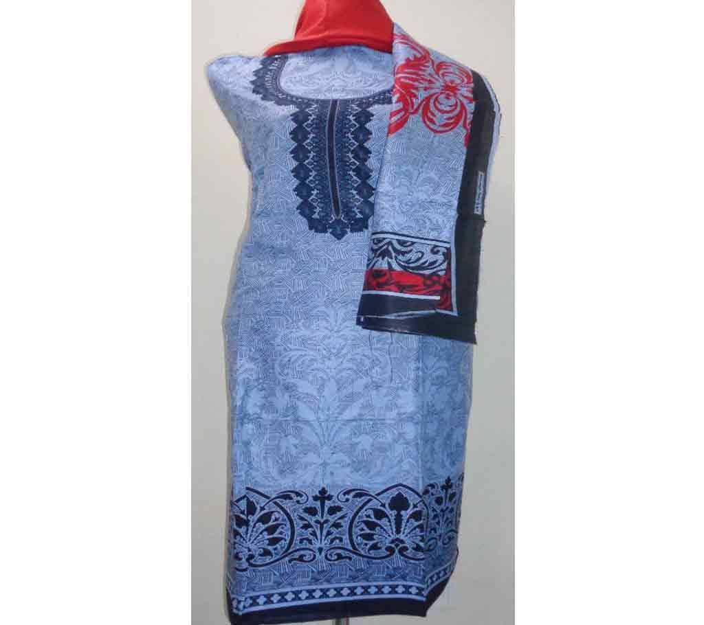 Aruna Muskan Lown 1427 Unstitched Cotton Three Piece