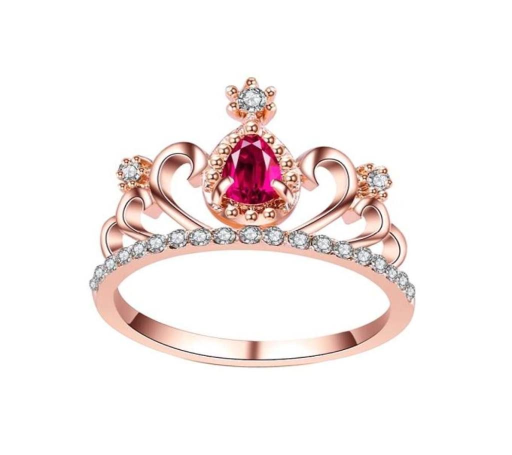 Rose Gold Metal Finger Ring for Women