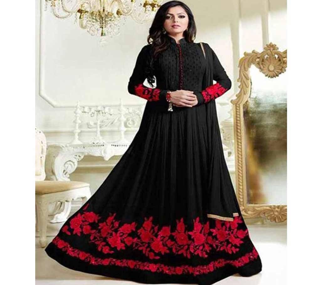 Unstitched Embroidery Georgette Anarkoli Dres (Copy)