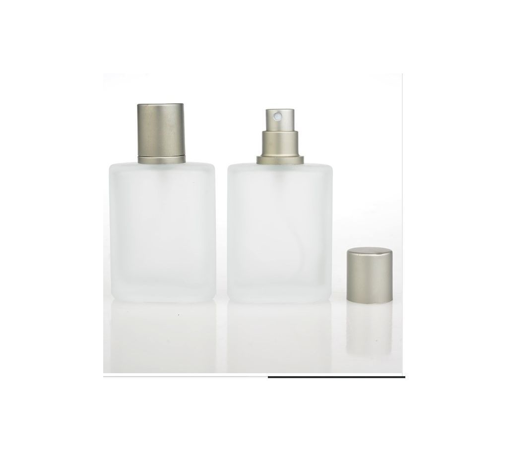 Silver Gray single Perfume spray Bottle