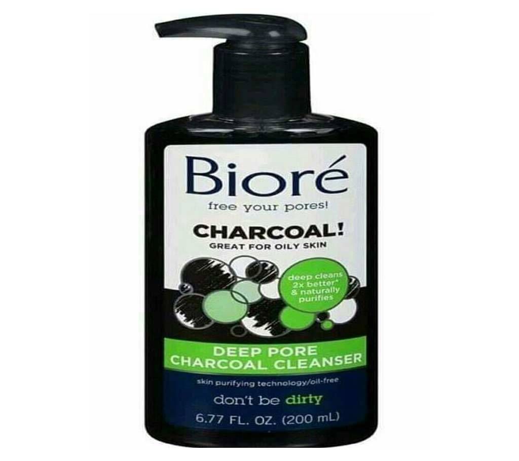 Biore charcoal deep cleanser 200ml UK
