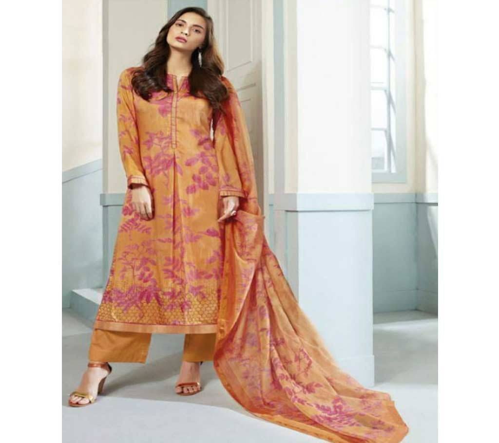Sarg Parnika - 435 Unstitched Cotton Suit