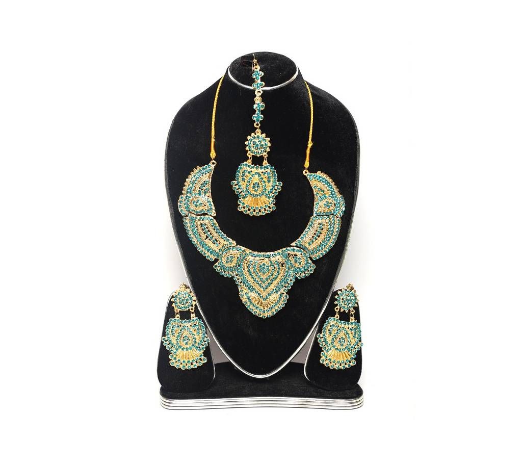 Gold plated Cristal Jewellery Set