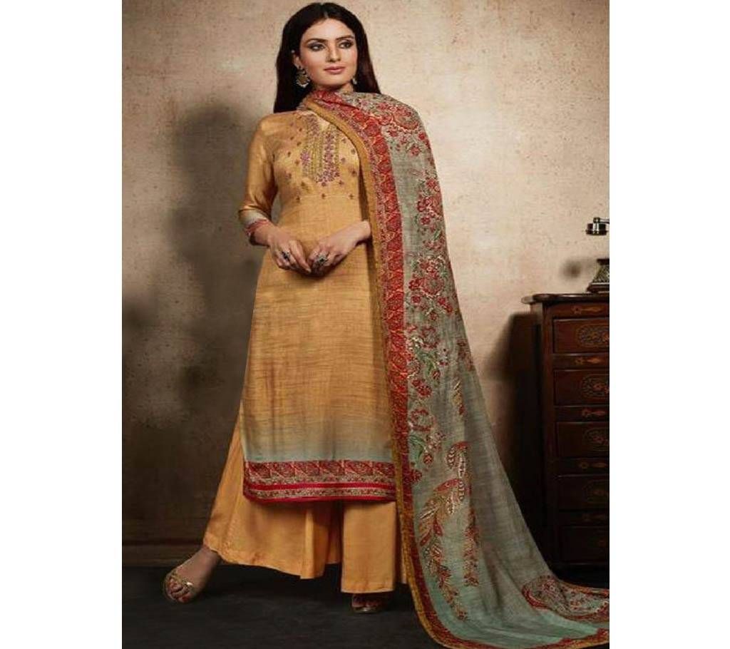 Sajjan Relssa Karin Embroidery Three Piece - 5002