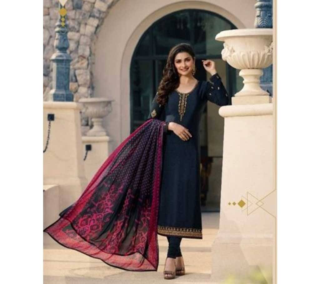 VINAY FASHION SILKINA VOL 24 SALWAR KAMEEZ Dupatta set ( Dark Navy Blue) 