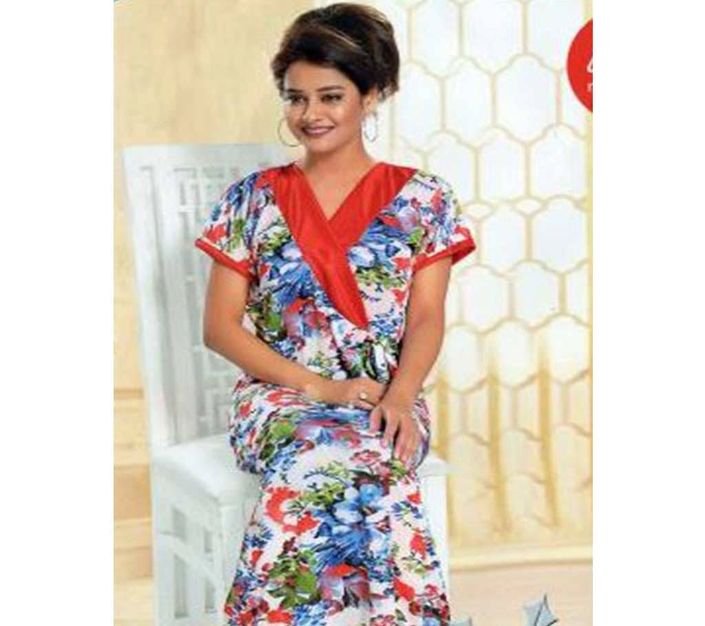 Two Part Nighty-BT-6007 Red-2