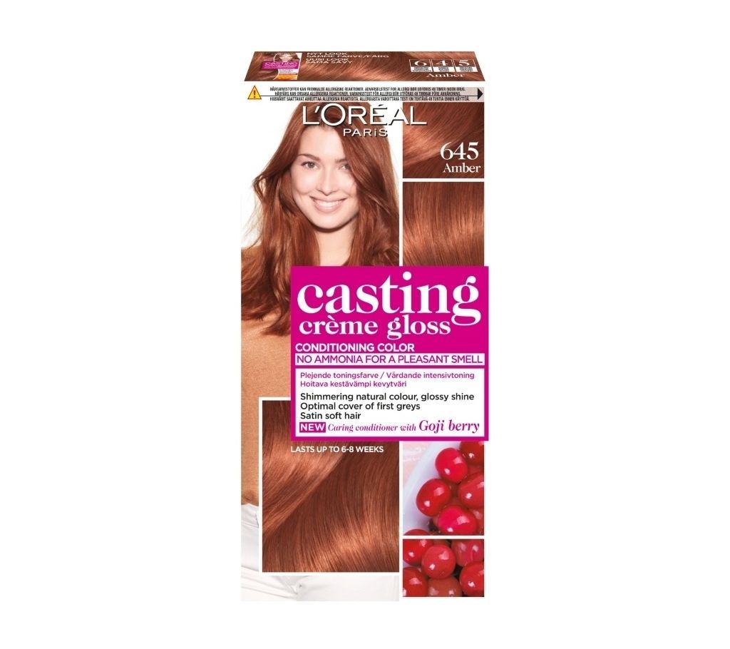 LOreal Casting Creme Gloss Conditioning Colour  645 Amber-72ml-Blegium 