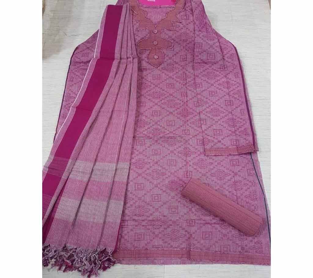 Jamdhani Cotton with Design Shalwer Kameez for Women-18
