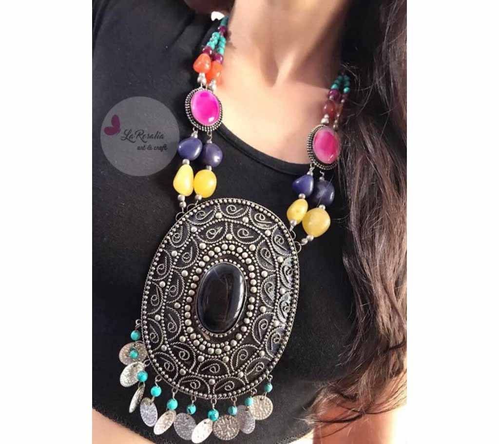Ladies afgani necklace