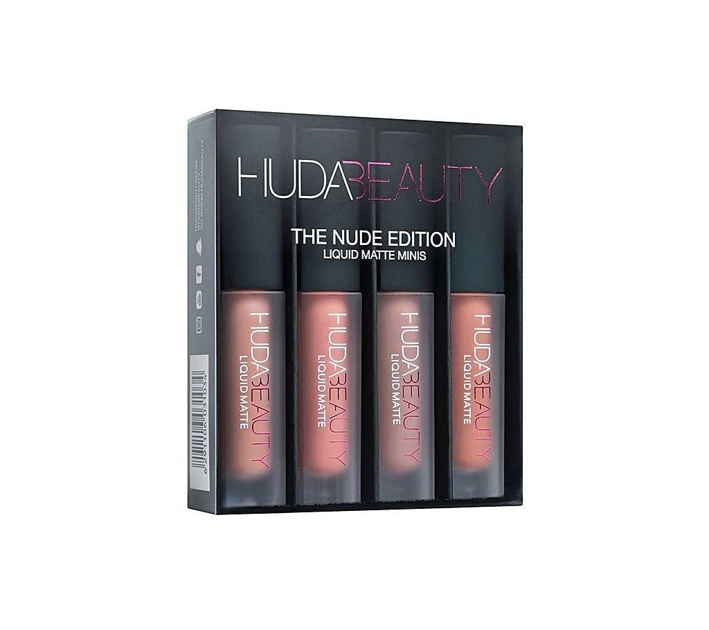 Huda Beauty Matte Liquid Lipstick Mini Set - Nude